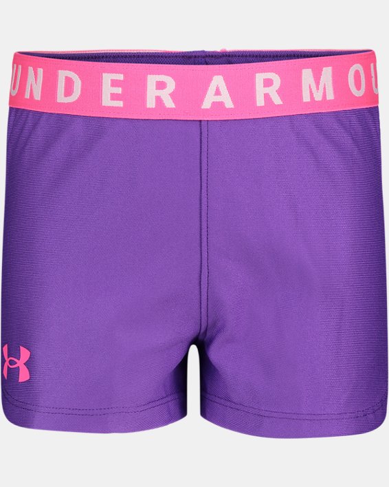 Girls' Pre-School UA Play-Up Shorts, Purple, pdpMainDesktop image number 1